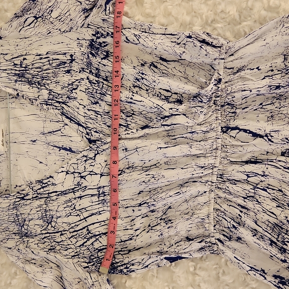 Betro Simone Blue Paint Splatter Design Romper - Picture 6 of 12